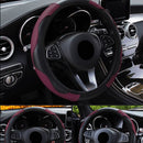 Capa de Volante Universal de Couro para Carro Capa de Volante Universal de Couro para Carro Life Store Vinho