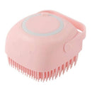 Escova de Banho Massageadora para Pets pets 1 Life Store Rosa