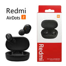 Fone de ouvido AirDots Redmi Xiaomi sem fio TWS 5.0, preto Life Store Redmi Airdots 2