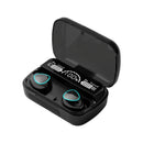 Fone de ouvido Bluetooth 5.1 M10-TWS, intra-auricular à prova d'água IPX7 Life Store Preto
