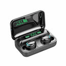 Fones de ouvido bluetooth 5.0 TWS F9 com microfone Life Store Preto