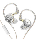 Fones de Ouvidos com Fios KZ EDX PRO Earbuds Life Store Cristal com Microfone