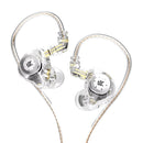 Fones de Ouvidos com Fios KZ EDX PRO Earbuds Life Store Cristal sem Microfone