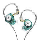 Fones de Ouvidos com Fios KZ EDX PRO Earbuds Life Store Cyan sem Microfone
