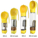 Garrafa Portátil para Pets 4 em 1 - PetWater pets 12 Life Store Amarelo 300ml