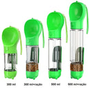 Garrafa Portátil para Pets 4 em 1 - PetWater pets 12 Life Store Verde 300ml