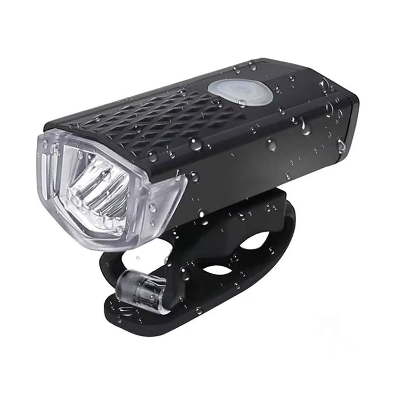 Kit de luzes de bicicleta recarregável, conjunto de farol e lanterna traseira, impermeável Life Store