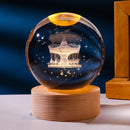 Luminária Decorativa Espacial 3D - Cosmic Glow Luminária Decorativa Espacial 3D - Cosmic Glow Life Store Carrosel Luz amarela de descanso