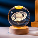 Luminária Decorativa Espacial 3D - Cosmic Glow Luminária Decorativa Espacial 3D - Cosmic Glow Life Store Saturno Luz amarela de descanso