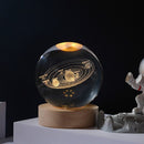 Luminária Decorativa Espacial 3D - Cosmic Glow Luminária Decorativa Espacial 3D - Cosmic Glow Life Store Sistema Solar Luz amarela de descanso