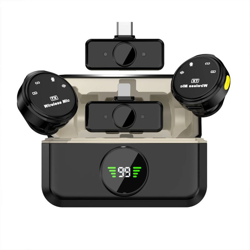 Microfone de Lapela Sem Fio Life Store