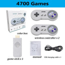 Mini Console de Videogame Retro Super Nintendo Life Store 4700 Jogos com 2 Controles