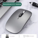Mouse SILENCIOSO SLIM RECARREGÁVEL Bluetooth para Notebook Life Store