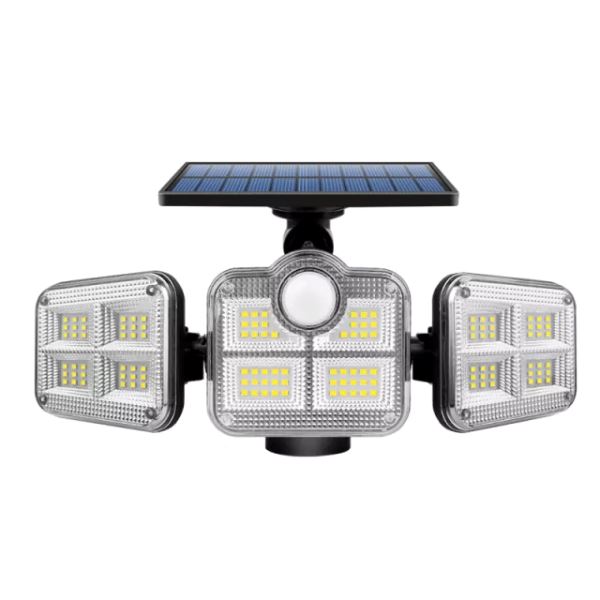 Refletor Led Solar Com 3 Cabeças 800W - EcoLight Refletor Led Solar Com 3 Cabeças 800W - EcoLight Life Store 1 Unidade