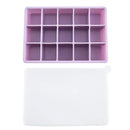 SYMEON Forma de Gelo Silicone Com Tampa Livre de BPA Flexivel 15 Cubos Life Store