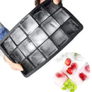 SYMEON Forma de Gelo Silicone Com Tampa Livre de BPA Flexivel 15 Cubos Life Store