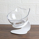 Tigela Ortopédica Anti Vômito para Gatos pets 4 Life Store Simples Transparente