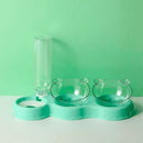 Tigela Ortopédica Anti Vômito para Pets - Bebedouro Automático pets 7 Life Store Verde