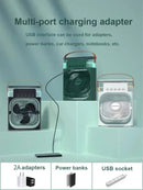 Ventilador Portatil de Mesa - Mini ar Condicionado 3 em 1 Life Store