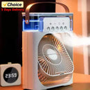 Ventilador Portatil de Mesa - Mini ar Condicionado 3 em 1 Life Store