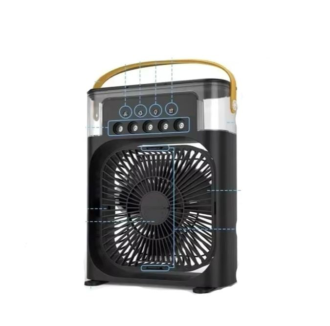 Ventilador Portatil de Mesa / Mini ar Condicionado 3 em 1 Life Store
