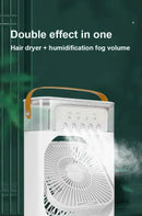 Ventilador Portatil de Mesa - Mini ar Condicionado 3 em 1 Life Store