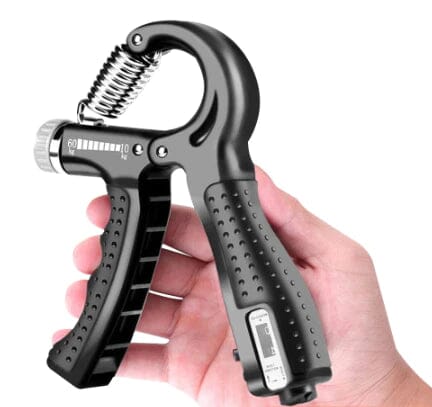 Flexor Force - Antebraços Fortes e Grandes Hand Grip Resistente e Regulável 10 a 60kg Life Store Preto 