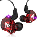 Fone de Ouvido QKZ-AK6 Com Microfone Original Life Store Vermelho 
