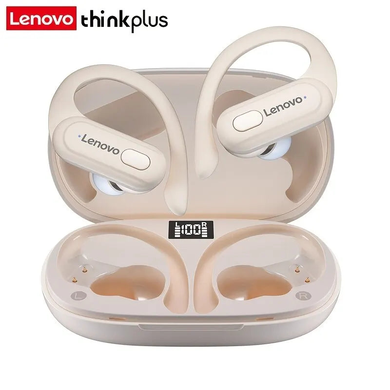 Fones de Ouvido Bleutooth 5.3 com Microfones Lenovo XT60 Sports Life Store Branco 