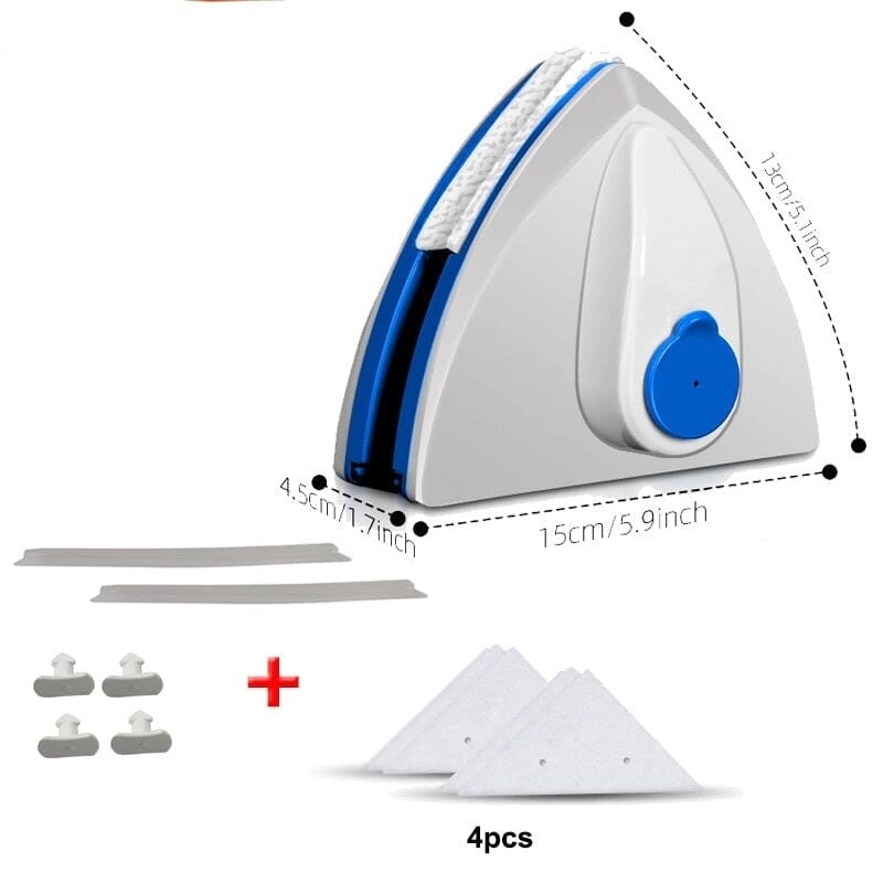 Limpador de Vidros Magnético Dupla Face - Glass Master Limpador de Vidros Magnético Dupla Face - Glass Master Life Store 