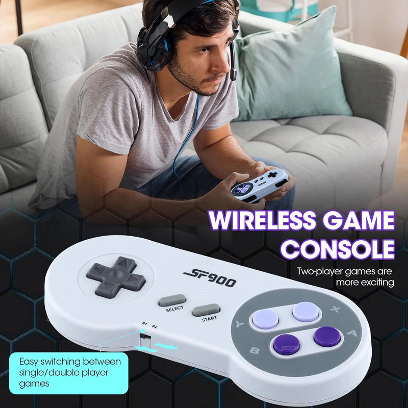 Mini Console de Videogame Retro Super Nintendo Life Store 