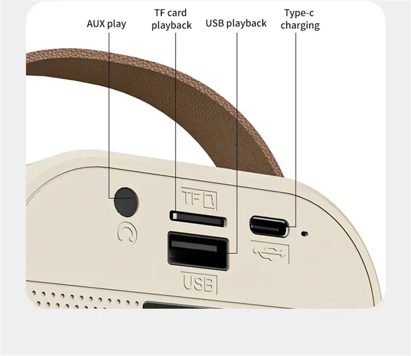 Mini Karaokê Portátil Bluetooth 5.3 K12 PA sistema de alto-falantes Life Store 