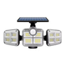 Refletor Led Solar Com 3 Cabeças 800W - EcoLight Refletor Led Solar Com 3 Cabeças 800W - EcoLight Life Store 1 Unidade 