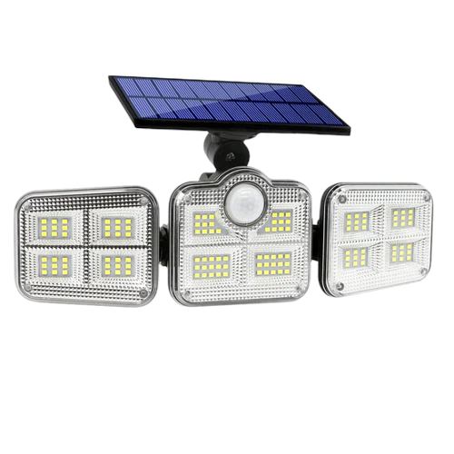 Refletor Led Solar Com 3 Cabeças 800W - EcoLight Refletor Led Solar Com 3 Cabeças 800W - EcoLight Life Store 