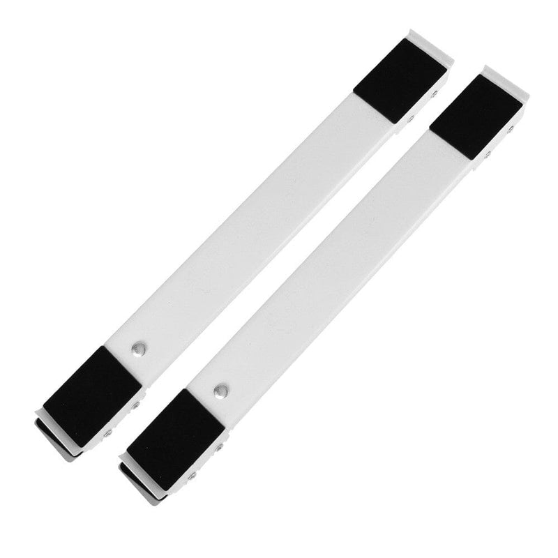 Suporte de Rodinha Ajustável e Antiderrapante para Eletrodomésticos: Ideal para Máquina de Lavar, Geladeira e Fogão Life Store 2pcs branco 