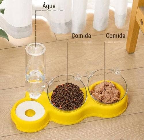 Tigela Ortopédica Anti Vômito para Pets - Bebedouro Automático pets 7 Life Store 