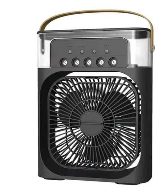 Ventilador Portatil de Mesa - Mini ar Condicionado 3 em 1 Life Store Preto 